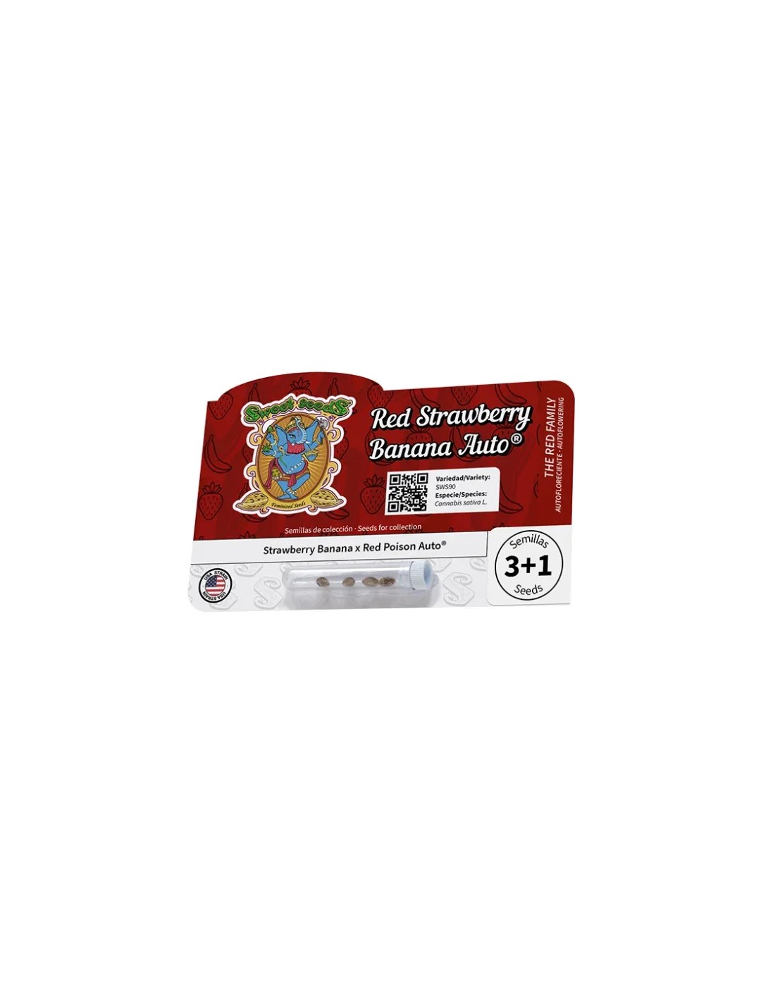 Red Strawberry Banana Auto® – product view 1